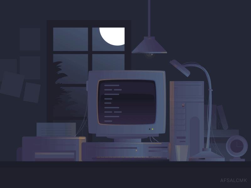 کدنویسی در شب