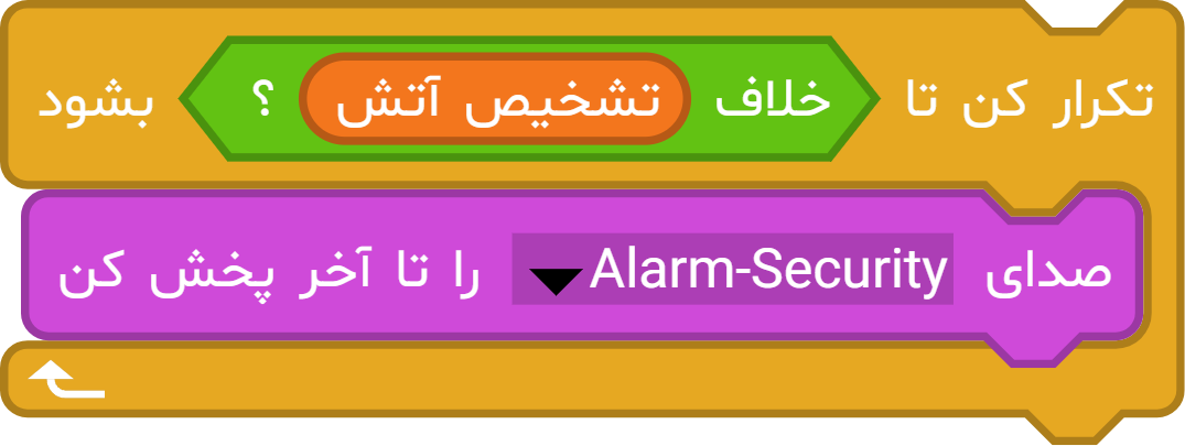مثال آموزشی بلوک تکرار کن تا ... بشود