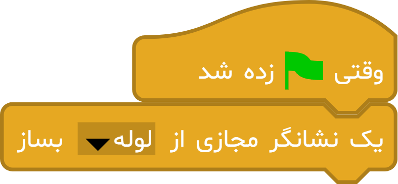 آموزش بلوک «یک نشانگر مجازی از ... بساز» در آیکد