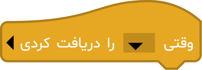 بلوک دریافت پیام آی کد